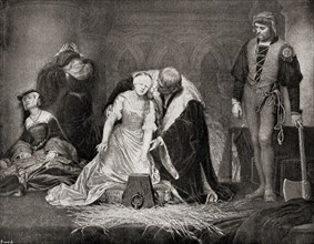 The execution of Lady Jane Grey