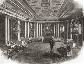 The Pillar Room, Buckingham Palace, London, England