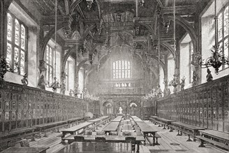 The Great Hall of the Middle Temple, London, England,