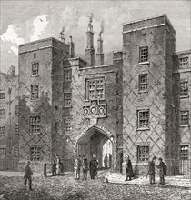 The Chancery Lane Gate of Lincoln's Inn, London, England,
