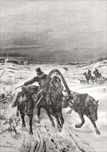 Russian sledging and coursing in the 19th century