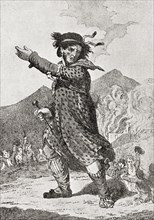 Ned Ludd disguised as a woman