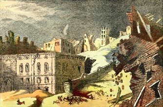 The earthquake at Lisbon, Portugal in 1755,,