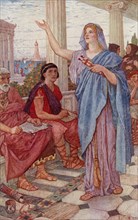 Synesius attends the lectures of Hypatia