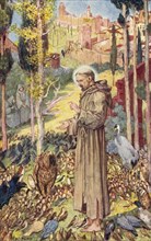 Saint Francis preaches to the birds