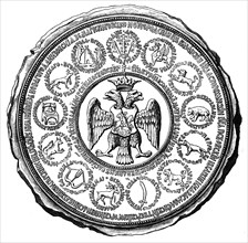 Seal of ivan the terrible (face)
