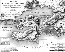 Salamis battle map