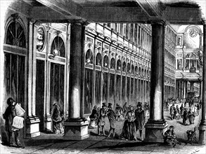 Brussels-1849, saint hubert royal galleries
