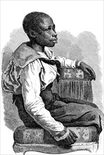 Native boy from cap breton, new foundland, the old tribe of the micmacs 1863 publisher : le t du monde, paris 1863 / 1