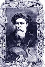 Vasco da gama, portuguese navigator and explorer, discver the india continent 1868
