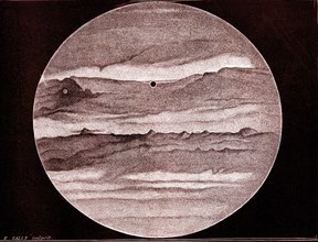 Jupiter, drawing by warren de la rue 1877