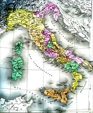 Old map of italy, 1886 ( drioux et ch. leroy publishers ) antique italy 1886