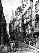 Old london in 19th century