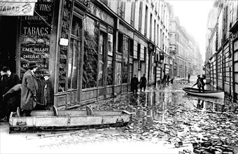 Flooding in paris, at the big inundation on january 1910, as well as the suburbs, was a catastrophe ,carrying winter rains into seine river. 1910  great flood, paris