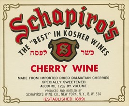 Schapiro's Cherry Wine