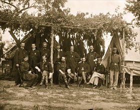 Gen. Edward Ferrero and staff