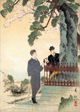 Two Japanese men in Western Dress