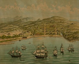 View of San Francisco, formerly Yerba Buena, in 1846-7. Before the discovery of gold