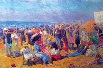 Crowd at the Beach