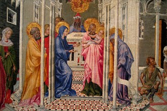 The Presentation of Christ in the Temple, predella panel, ca. 1440