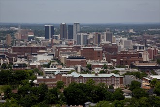 Views of Birmingham, Alabama, from Vulcan Statue