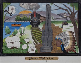 Mural at Cherokee High School