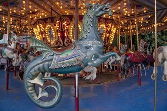 Carousel Dragon Horse