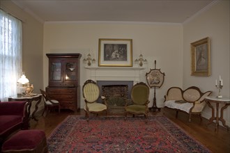 Interior of the House where Helen Keller grew up