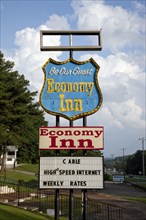 Economy Inn historic sign