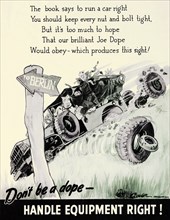 Don't be a dope - The Book Says to Run a Car Right