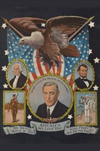 America We Love You - Patriotic War Poster