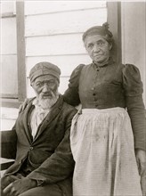 Elderly African American couple