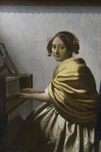 Young Woman Seated at a Virginal