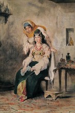 Saada, the Wife of Abraham Benchimol, and Préciada, One of Their Daughters, 1832