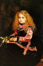A Souvenir of Velasquez - A little girl with a Lemon Sprig