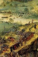 Procession of the Peasants to the Conversion of Saul - Detail -