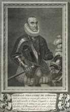 Gonzalo Fernandez de Cordoba (453-1515), The Great Captain. Spanish general. Engraving.