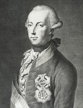 Joseph II (1741-1790). Holy Roman Emperor from 1765-1790. Portrait. Engraving. 19th century.