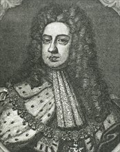 George II (1683-1760). Engraving.
