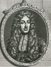 James II of England (1633-1701). Portrait. engraving.