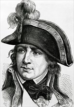Jean-Charles Pichegru (1761-1804). French general of the Revolutionary Wars. Engraving. Portrait. 19th century.