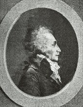 Maximilien Robespierre (1758-1794). Politician of the French Revolution.