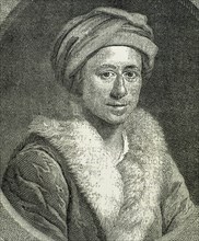 Johann Joachim Winckelmann (1717 â€“ 1768). German art historian and archaeologist. Engraving. Portrait.
