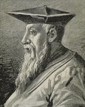 Andrea Doria (1466-1560). Italian condottiero, admiral from the Republic of Genoa. Engraving.