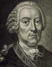 Count Leopold Joseph von Daun (1705-1766), later Prince of Thiano, Austrian marshal. Engraving.
