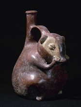 Ceramic object. Form squirrel.