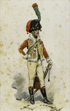 First Empire. Officer of the Horse Chasseurs of the Imperial Guard.