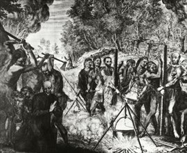 Jesuit missionaries martyred by indigenous people.