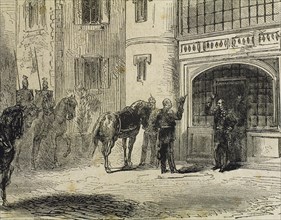 William I of Prussia arrives at Bellevue for the interview with Napoleon III.