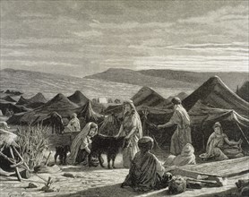 Bedouin camp.